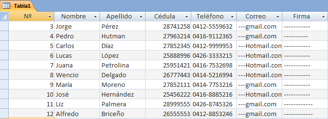 Ejemplos De Bases De Datos Access 2007 Opciones De Ejemplo 2898