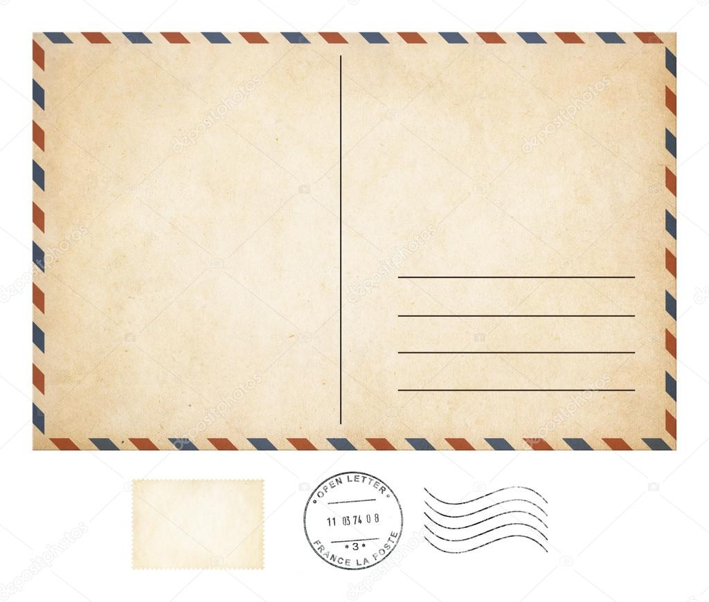 Почтовая открытка пустая